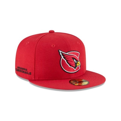 Red Arizona Cardinals Hat - New Era NFL Logo Mix 59FIFTY Fitted Caps USA5639041